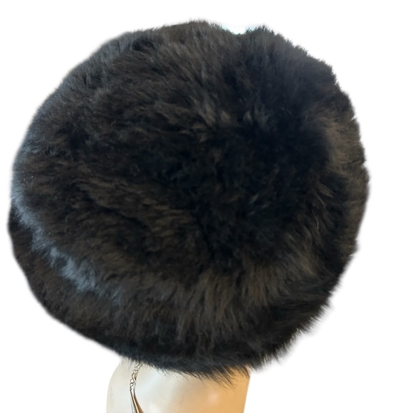 Sheepskin mouton Russian fur hat - Picture 3 of 5